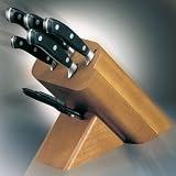 Sanelli 990165 Oak Wood Block LECK 6 Pc. Set
