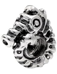 Silverado Sea Horse Silver Charm - Fits On Pandora Chamilia And Troll Bracelets