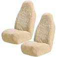 Bucket Seat Covers - Genuine Sheepskin Champagne - Pair