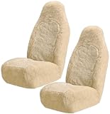 Bucket Seat Covers - Genuine Sheepskin Champagne - Pair
