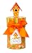 Too Good Gourmet Dark Chocolate Pretzels In Orange Birdhouse Gift Box, 7-Ounce Boxes (Pack of 3)