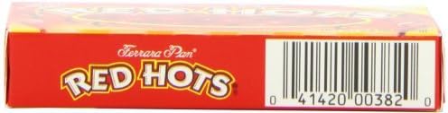 Ferrara Pan Red Hots Cinnamon Flavoured Candy 25.5 g (Pack of 24)