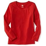 オールドネイビー OLD NAVY/ フィットクルーネックティ レッドアラウド トップス長袖Tシャツ XS (5歳)【並行輸入】