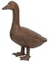 Extra Large Iron Standing Goose ~ Garden Statue ~ Brown