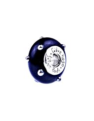 SilveRado(tm) SS04 Murano Glass After Midnight Bead / Charm
