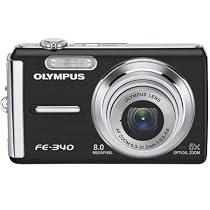 Olympus FE-340 8MP Digital Camera with 5x Optical Zoom (Black)