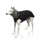 Scooter's Friends Greyhound Dog Coat, Size Large, Black