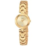 Seiko Ladies Diamond Gold-Tone Watch #SUJF38 by Seiko