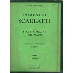 Domenico Scarlatti, Sixty Sonatas For Piano (Unedited, Unarranged (Urtext), Vol. 1, Nos. 1-30)