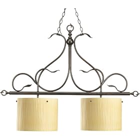 Progress Lighting P4130-114 Willow Creek 2-Light in Chandelier Weathered Auburn
