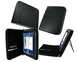 rooCASE Executive Portfolio (Black) Leather Case Cover with Landscape / Por ....
