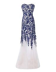 Strapless Lace-Up Tulle Mermaid Cocktail Sweetheart Evening Dress/Prom Dress/Party Dress/Wedding Dress 