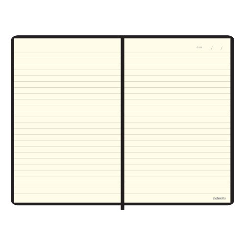 Letts Noteletts Edge Notebook, Medium, Ruled, Red, 6.5 x 4.375 Inches, 192 Pages (LEN6ERRD)