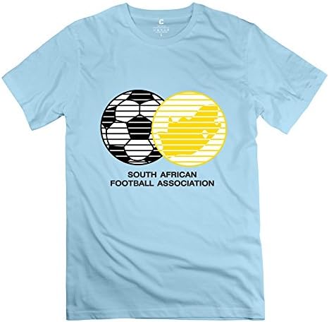 Sihan South African Football Association Men's Vintage Tee Size XXL SkyBlue