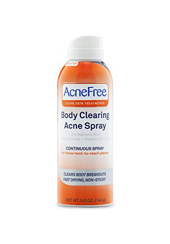 AcneFree Body Clearing Acne Spray, 5 Ounce (pack of 2)