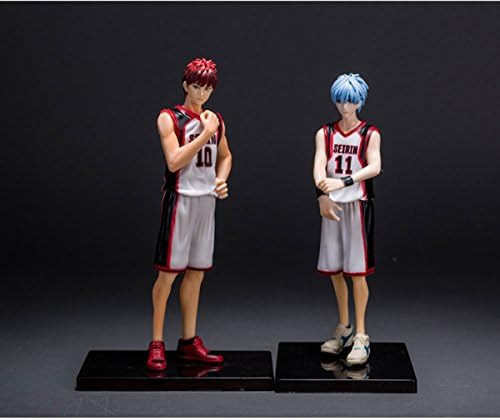 KrLu Kuroko's Basketball Taiga Kagami No.10 &amp; Tetsuya Kuroko No.11 Figure Loose 2pcs/set for Toys and Collection