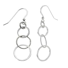 ZEEme Silver Damenohrhaken "Kreise" 301230010