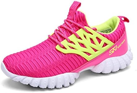 WULAODA Women'S Mesh Running Shoes Red6.5 B(M) Us