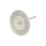 uxcell　ダイヤモンド切削ディスク　ホイール回転切削工具　ドレメルグリット　フレアカップ　35mm外径