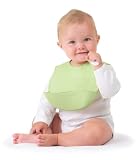 Kiddopotamus Bibbity Rinse & Roll Bib 2 Pack, Green