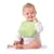 Kiddopotamus Bibbity Rinse & Roll Bib 2 Pack, Green