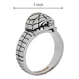 SPIDERMAN Majestic Gentlemens Ring in Metallic Base metal and Two tone Enamel. Total item weight 8.5g