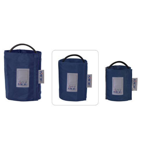 MDF® Latex-Free Large Adult Replacement Blood Pressure Monitor Cuff D-Ring - Single Tube - Bright Blue
