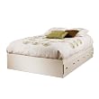 South Shore Furniture, Summer Breeze Collection, Full Mates Bed 54", Vanilla Cream