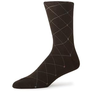IZOD Mens 3-Pack Diamond Overplaid Sock