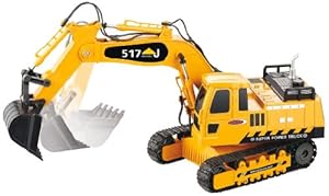 Jamara 403775 - Ruspa radiocomandato 517J, 4+2 canali, con radiocomando, scala 1:27