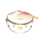 Marching Snare Drum w/FREE Sticks & Strap - White