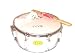 Marching Snare Drum w/FREE Sticks & Strap - White