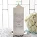 Personalized Wedding Tribute Candle - Watching From Heaven