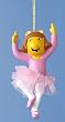3.25" The Arthur Show Ballerina DW Christmas Ornament
