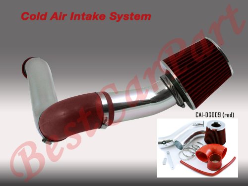 2008 2009 Chrysler 300 Touring 3.5L Cold Air Intake (include Air Filter) #DG009 red