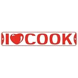  I LOVE COOK  STREET SIGN