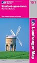 Stratford-upon-Avon, Warwick and Banbury (OS Landranger Map)