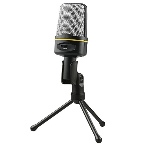 Fotga Condenser Sound Studio Recording Microphone Mic w/ Stand for PC Laptop Gaming Skype MSN Fotga Condenser Sound Studio Recording Microphone Mic w/ Stand for PC Laptop Gaming Skype MSN