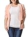 Alya Women Plus Size 3/4 Sleeves Turn Down Collar Blazer