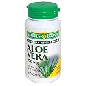 Nature's Bounty Natural Whole Herb Aloe Vera, 470 mg, 100 Capsules (Pack of 3)