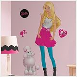 Magnificent Peel & Stick By RoomMates Barbie Peel & Stick Giant Wall Decal
