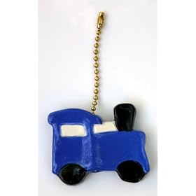 Ceiling Fan Pull Chain: Blue Train