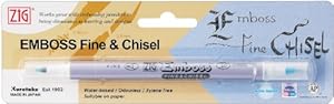 Zig Emboss Fine & Chisel Marker, Clear SKU-PAS927875