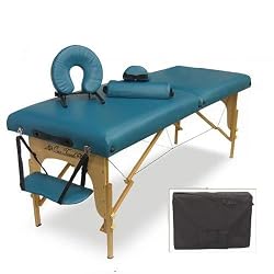 OneTouch Elite Series Portable Massage Table 30" Wide Teal Color 4S
