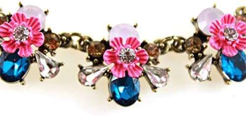 Fahion Jewelry Stone White Crystal Venus Flytrap Necklace Trendy Bling Bling Wedding Jewelry