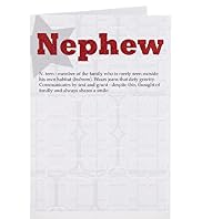 Nephew Definition Birthday Card