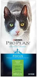 Purina Pro Plan Dry Senior 11+ Cat Food (Indoor Care), Turkey and Rice Formula, 7-Pound Bag
