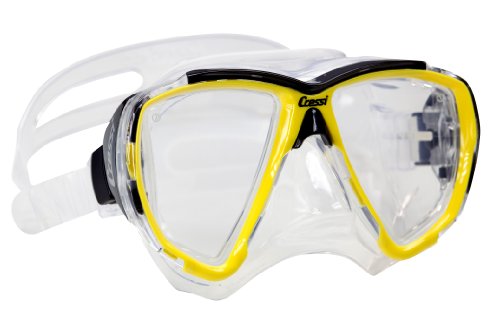 cressi Tauchmaske big eyes, gelb, DS261010 Preisvergleich