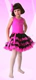 Posh Int'l Dress Up Princess Tutu Girls Hot Pink Dance Costume M