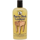 Howard BBC012 Butcher Block Conditioner Food Grade Mineral Oil and Natural Waxes, 12-Ounce